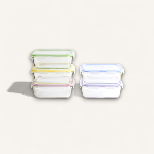 Glass Food Storage Containers  10-piece Set