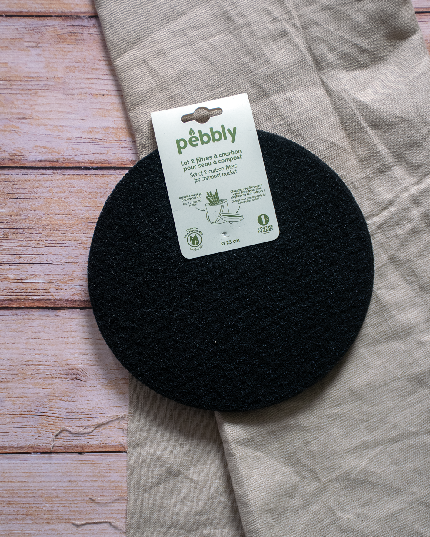Replacement Charcoal Filters for Compost Bin 2-Pack