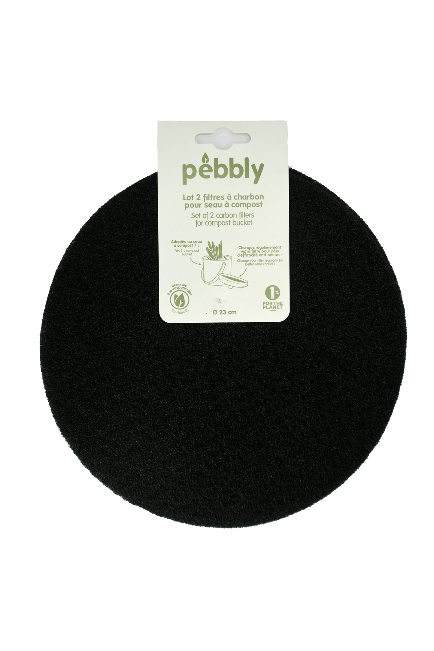 Replacement Charcoal Filters for Compost Bin 2-Pack
