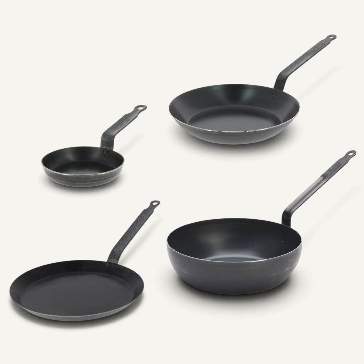 Blue Carbon Steel Essentials Set