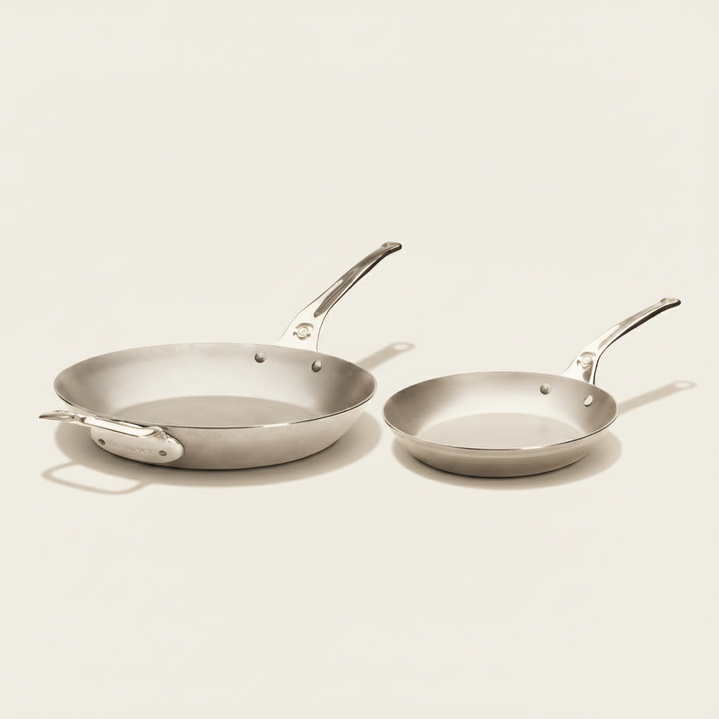 de Buyer MINERAL B PRO Carbon Steel Performance Pair